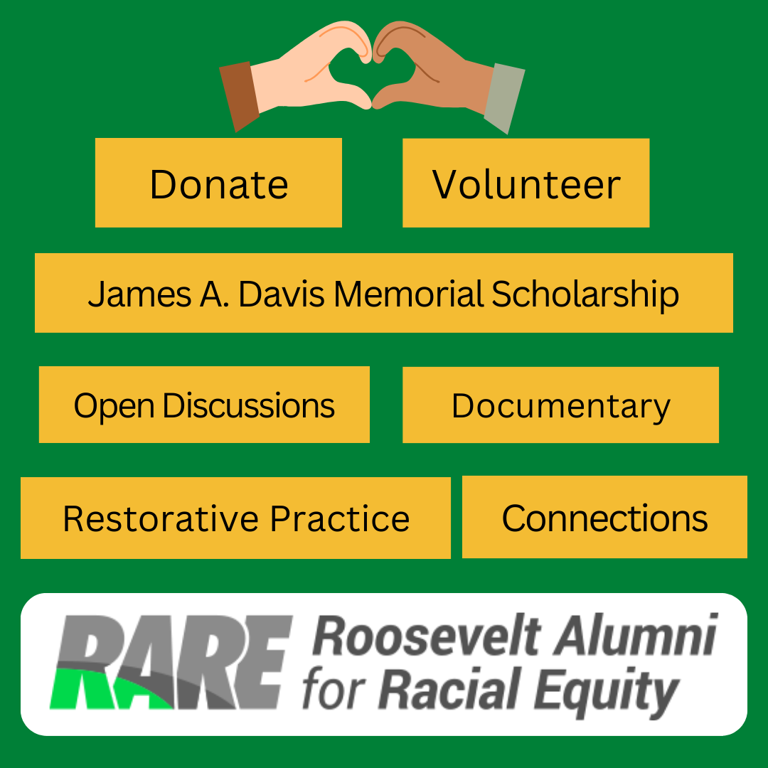 Roosevelt Alumni For Racial Equity (RARE) Newsletter February 2024